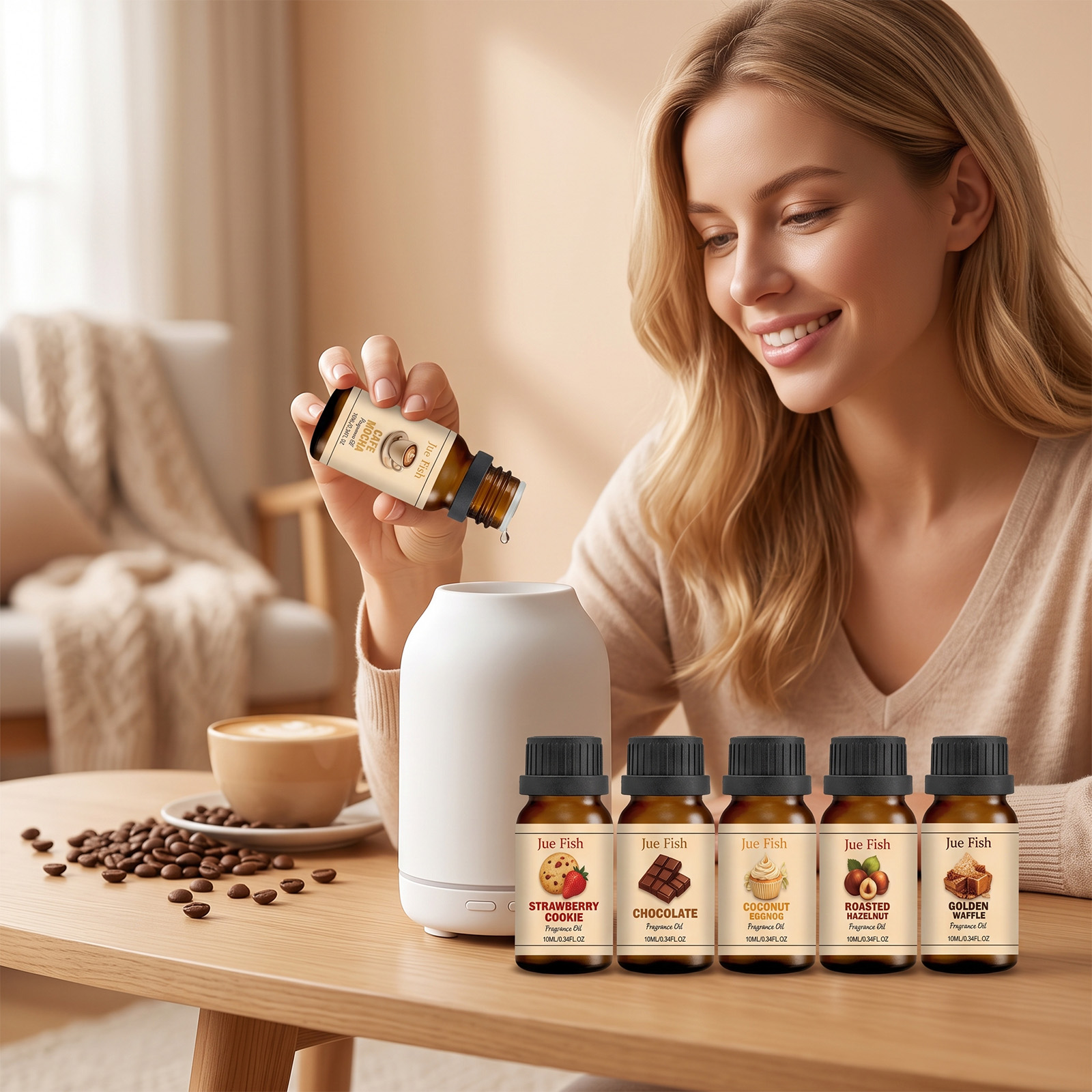 Soap Making Book - 6pcs Coffee Shop Scented Fragrance Oil