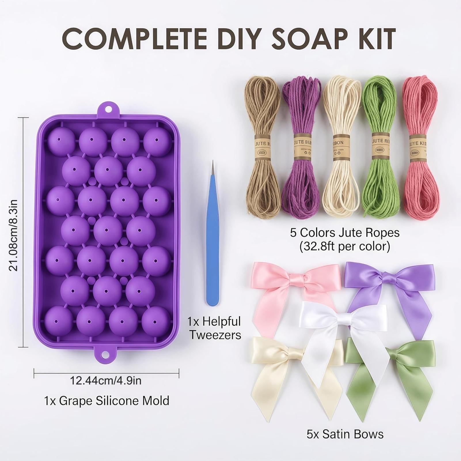DIY Soap Making Kit Grape Soap - огляд і ціна Soap Making Lab