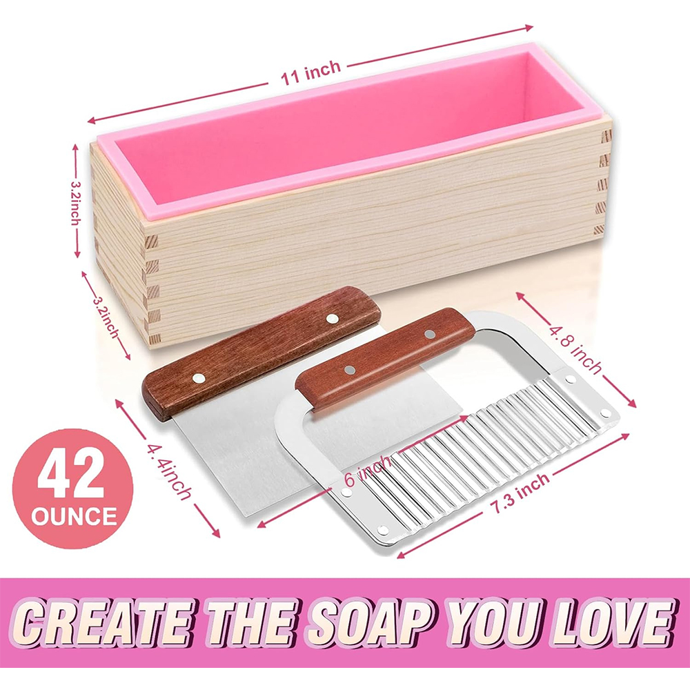Rectangular Handmade Soap Mold - огляд і ціна Soap Making Book