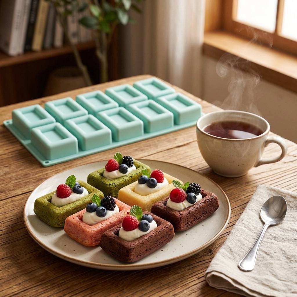 Non-stick 10-Hole Rectangle Si - огляд і ціна Soap Making Formula