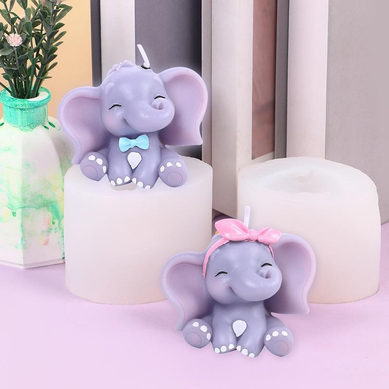 Cute 3D Elephant Silicone Cand - огляд і ціна Soap Making Utensils
