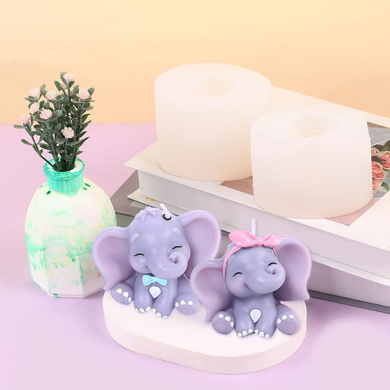Cute 3D Elephant Silicone Cand - огляд і ціна Soap Making Utensils