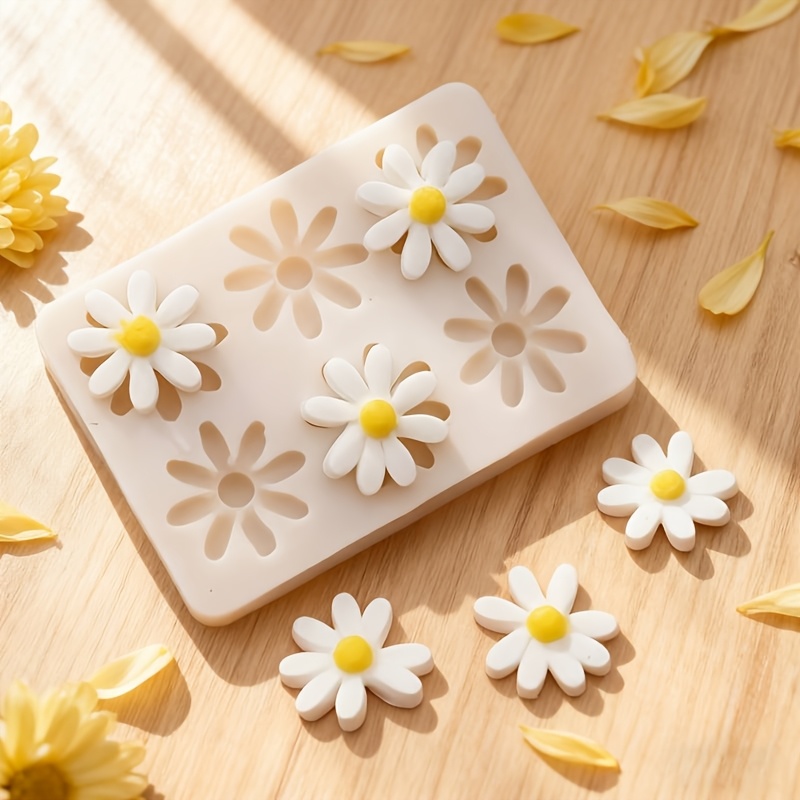 1pc 3D Daisy Sunflower Silicon - огляд і ціна Soap Making Utensils