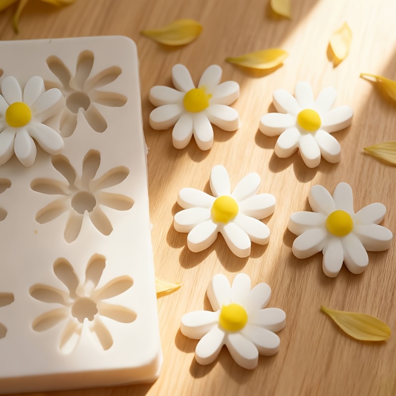 1pc 3D Daisy Sunflower Silicon - огляд і ціна Soap Making Utensils