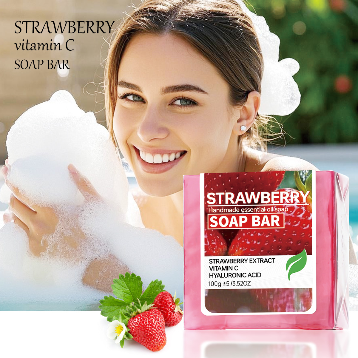 Strawberry Fruit Jam Puree Ess - огляд і ціна Essential Oil Soap