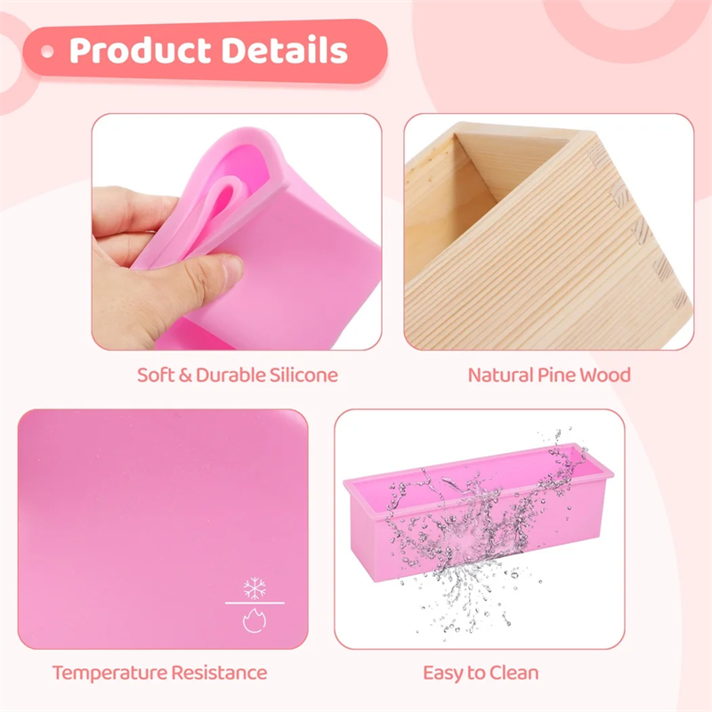 Rectangular Silicone Soap Loaf - огляд і ціна Soap Making Book