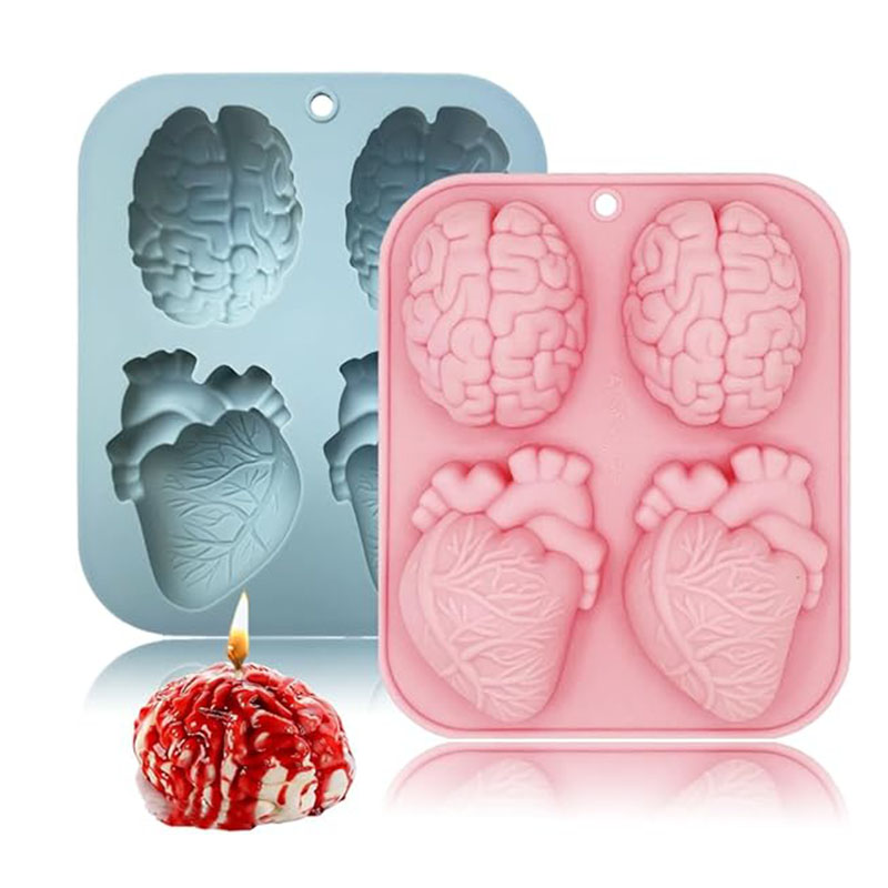 Human Brain And Heart Silicone - огляд і ціна Soap Making Formula