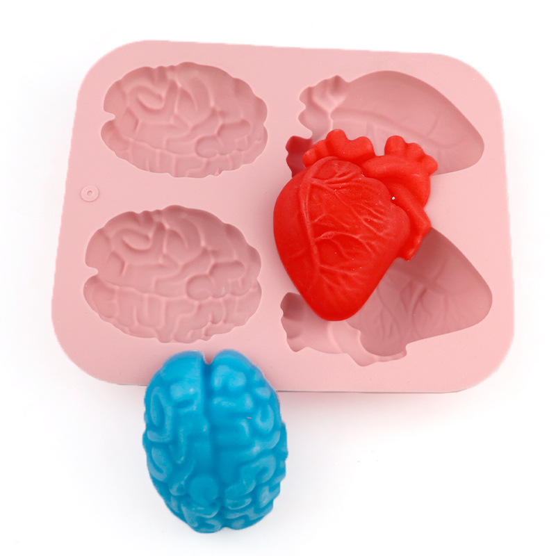 Human Brain And Heart Silicone - огляд і ціна Soap Making Formula