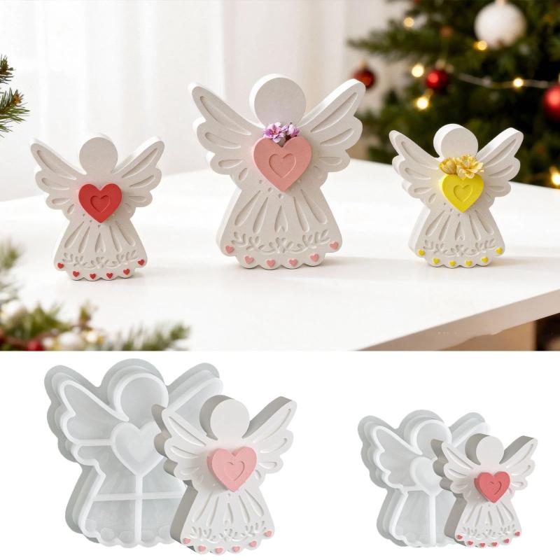 Love Angel Gypsum Mold Candle  - огляд і ціна Soap Making Utensils