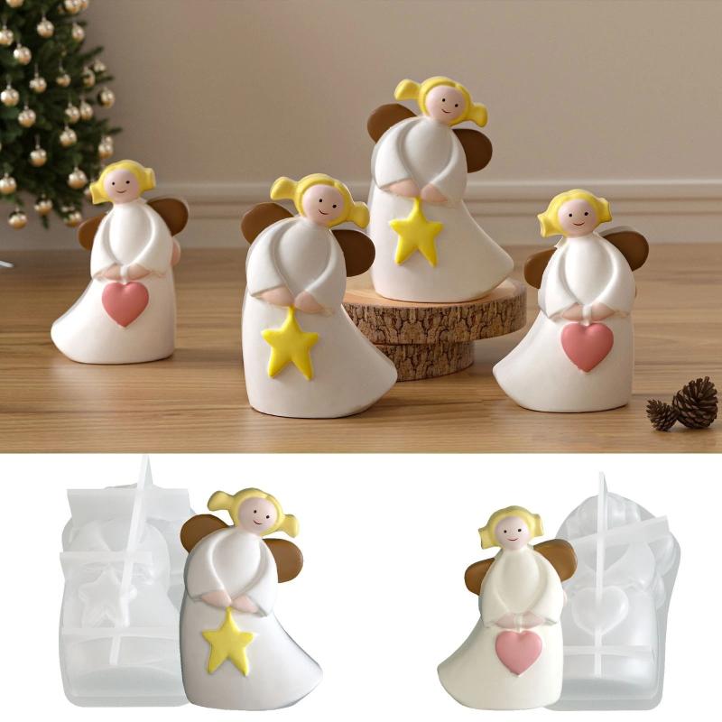 Love Angel Gypsum Mold Candle  - огляд і ціна Soap Making Utensils