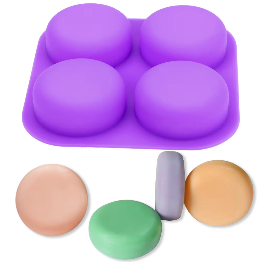1-2 PCS 4 Cavity Reusable Roun - огляд і ціна Soap Making Formula