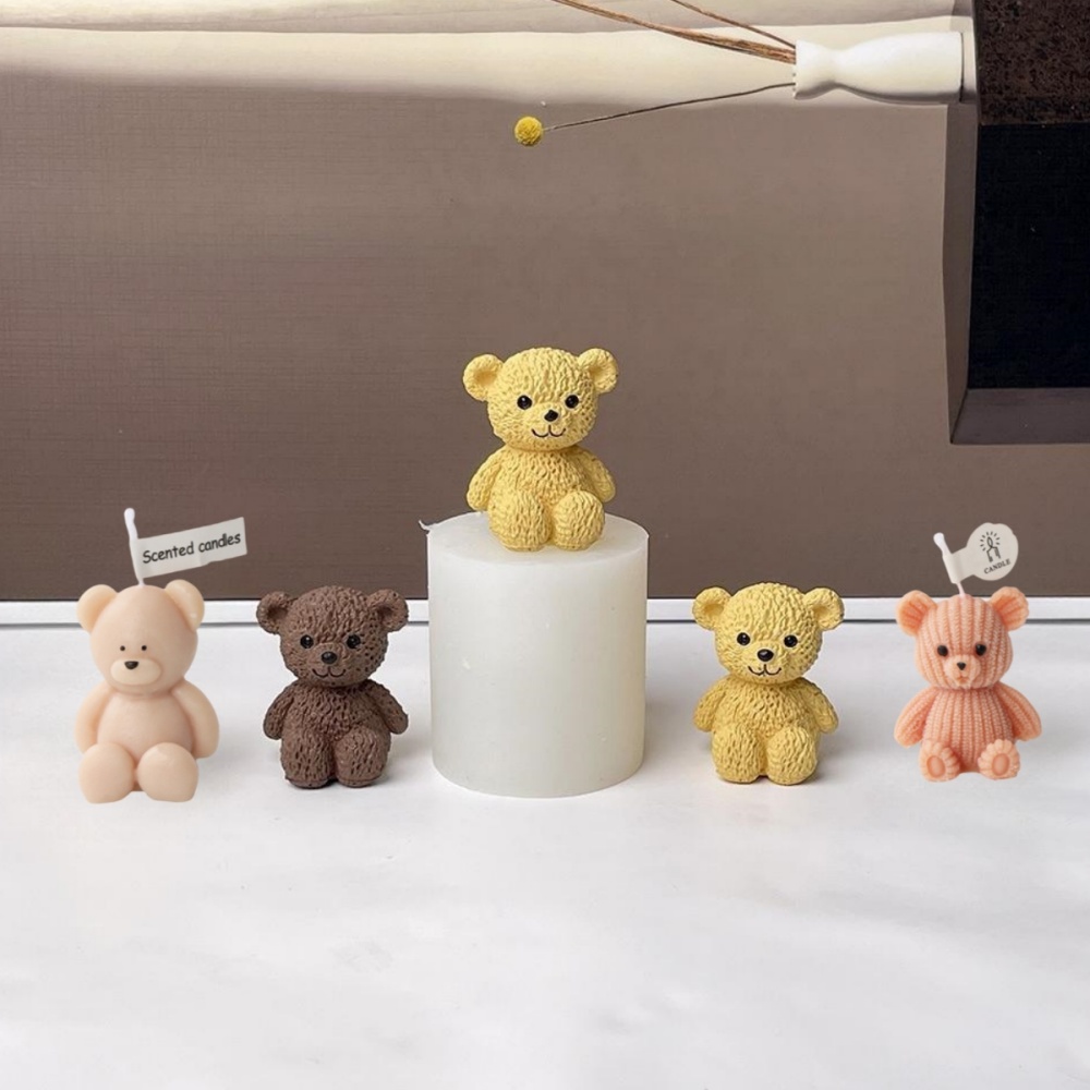 3D Cute Bear Candle Making Mou - огляд і ціна Soap Making Scents