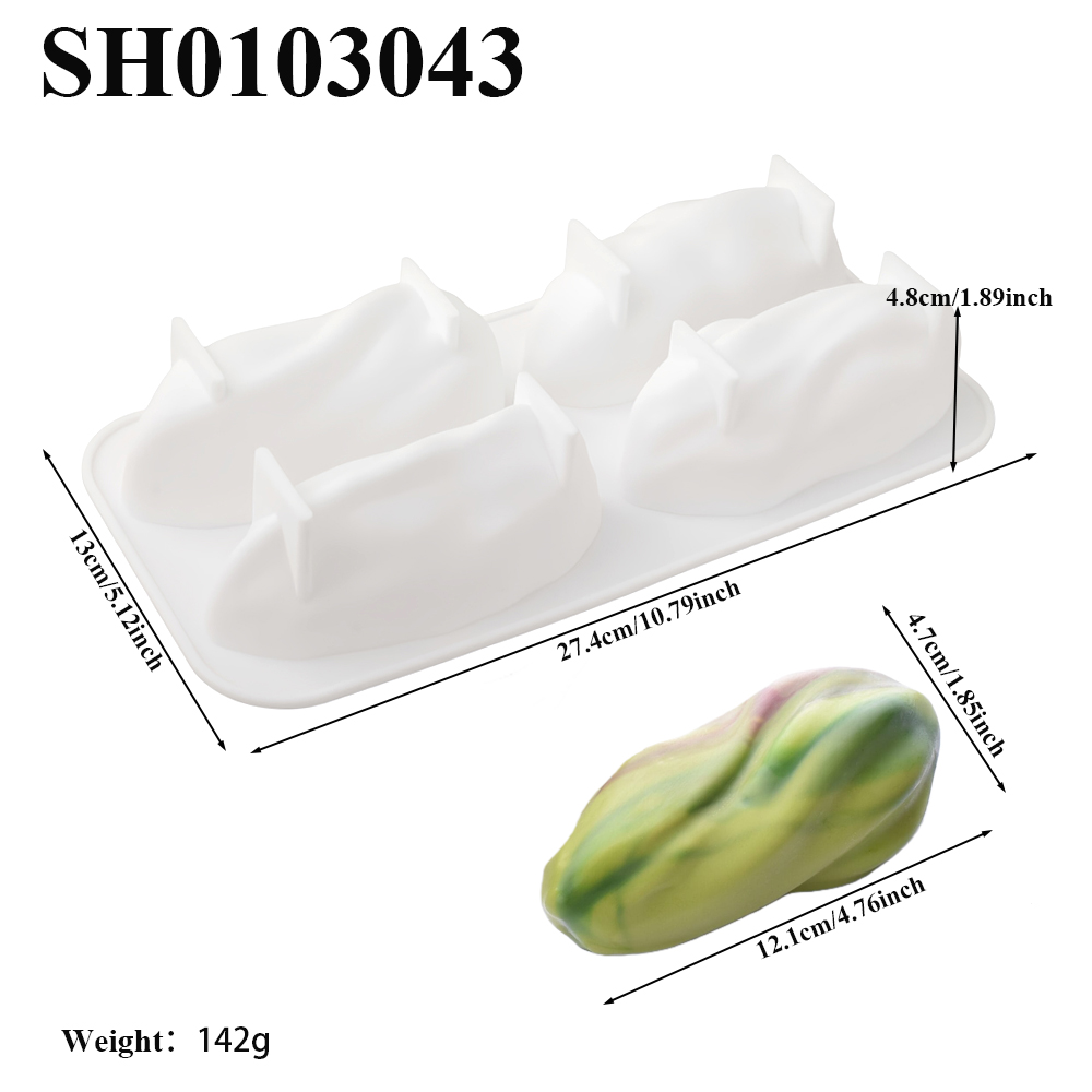 4 or 9-Cell Pistachio Design S - огляд і ціна Soap Making Utensils