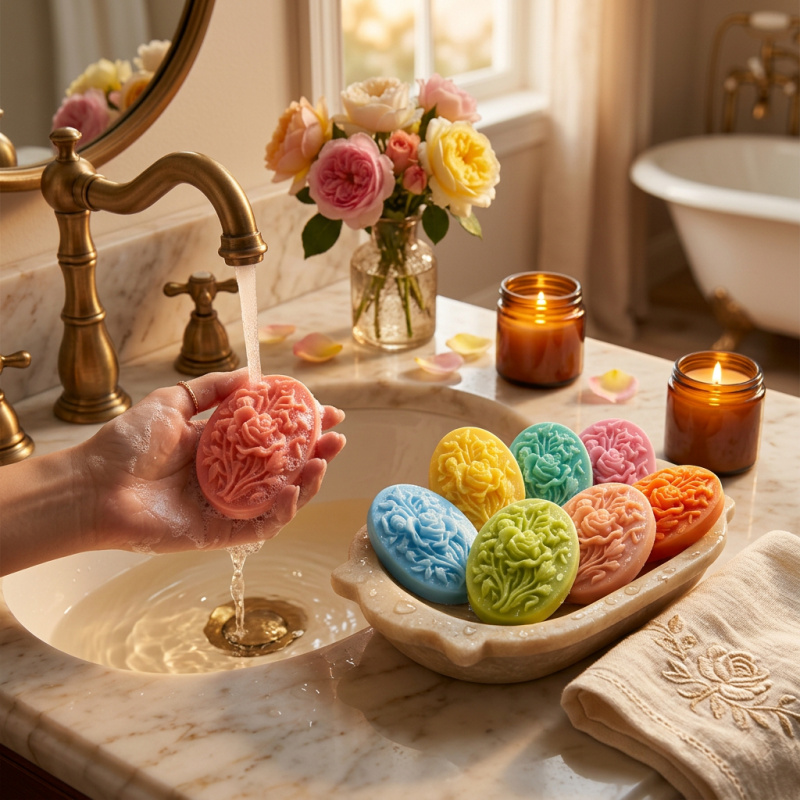4 Silicone mold with flower sh - огляд і ціна Soap Making Workshop