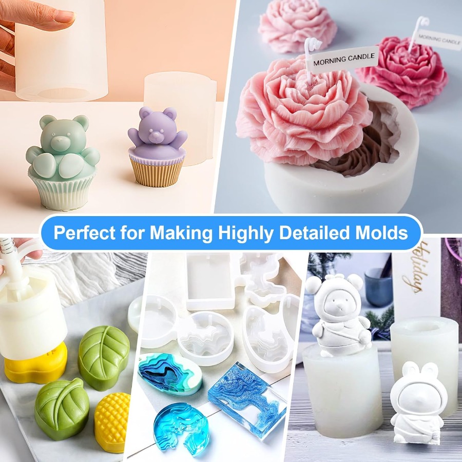 Silicone Mold Making Kit, 38.8 - огляд і ціна Soap Making Workshop